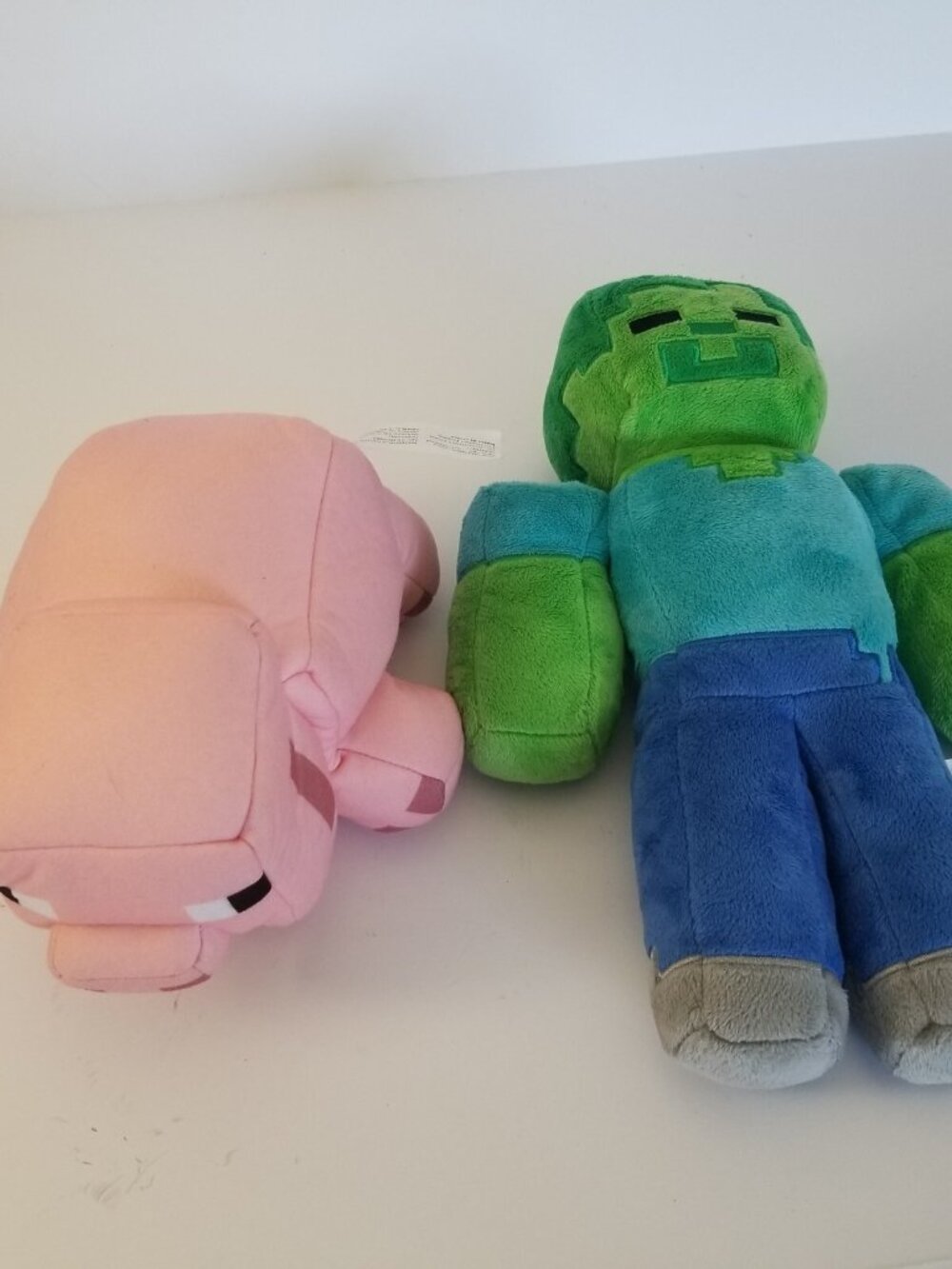 Jinx Mojang Minecraft Steve Creeper Zombie Green13" Plush and Pig Stuffed Toy